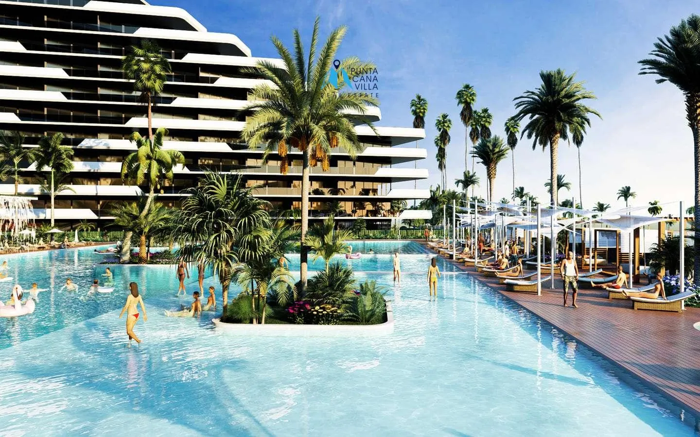 Ciudad Larimar, Punta Cana venta de apartamentos de dos habitaciones