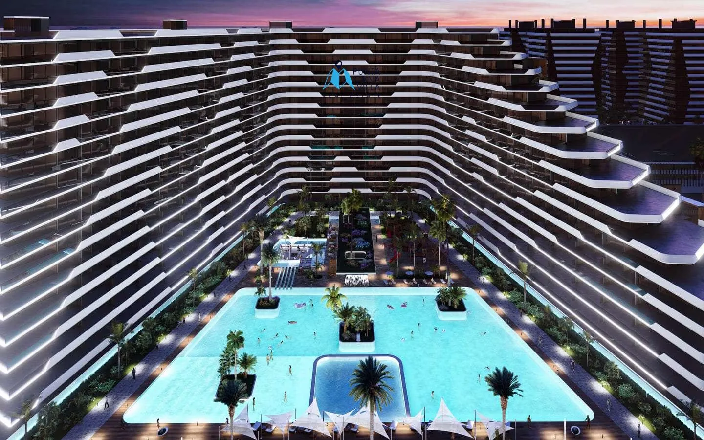 Ciudad Larimar, Punta Cana venta de apartamentos de dos habitaciones