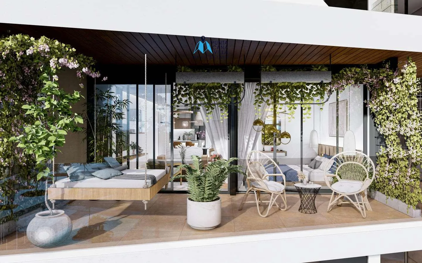 Ciudad Larimar, Punta Cana venta de apartamentos de dos habitaciones