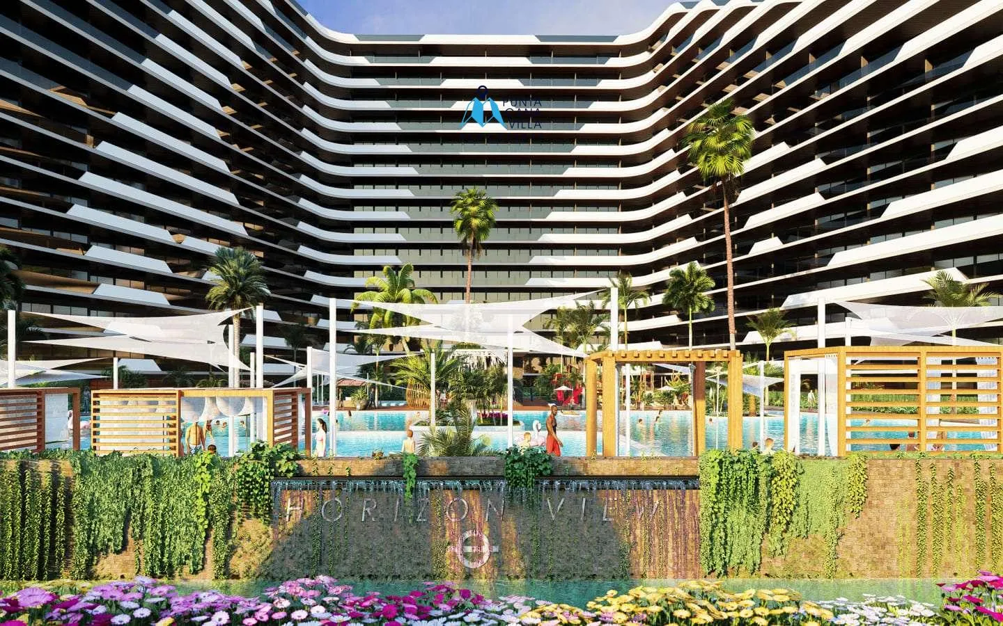 Ciudad Larimar, Punta Cana venta de apartamentos de dos habitaciones