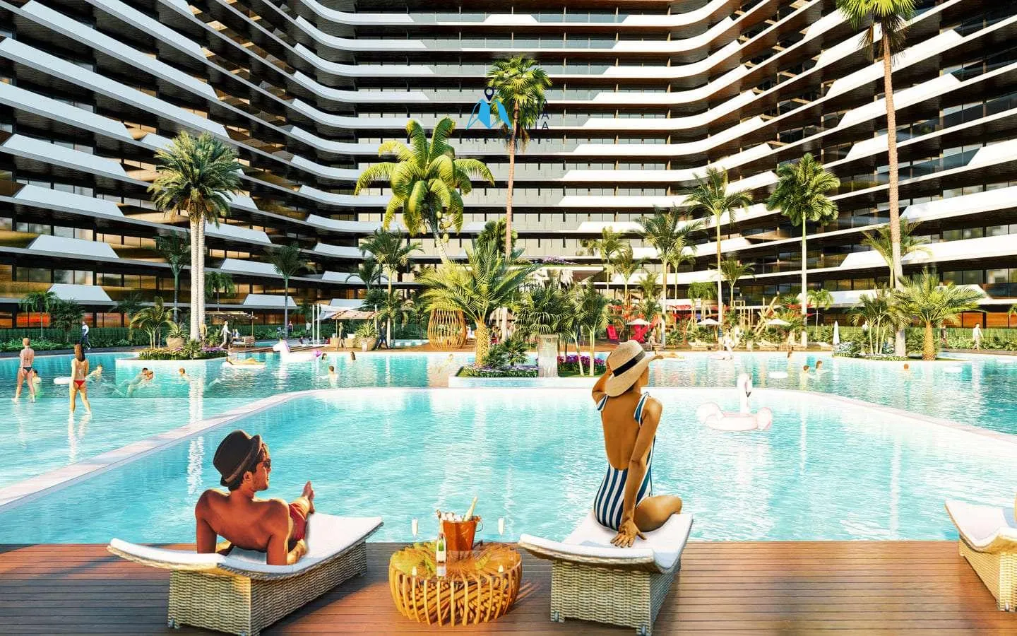 Ciudad Larimar, Punta Cana venta de apartamentos de dos habitaciones