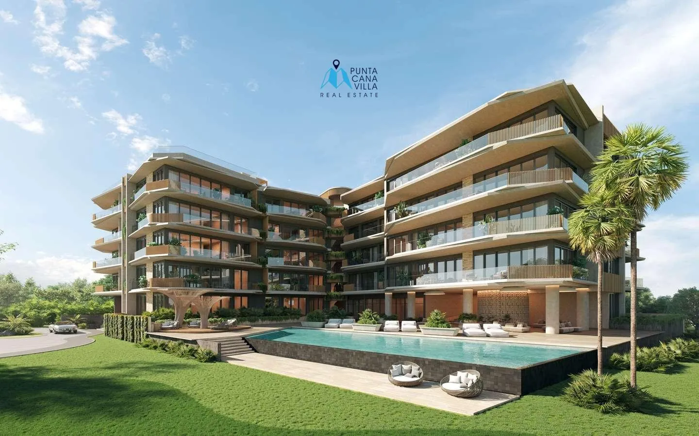 Appartement d’une chambre à vendre à Cap Cana, Golf Las Iguanas avec vue sur l’océan