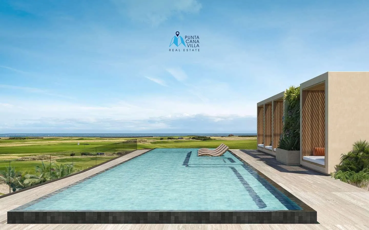 Las Iguanas Golf, Cap Cana, Appartement de trois chambres à vendre avec accès à la plage