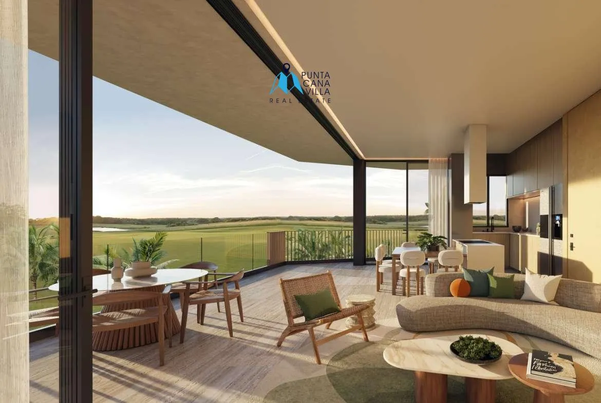ID Three Bedroom Apartment for Sale in Cap Cana's Golf Las Iguanas with Beach Access ()