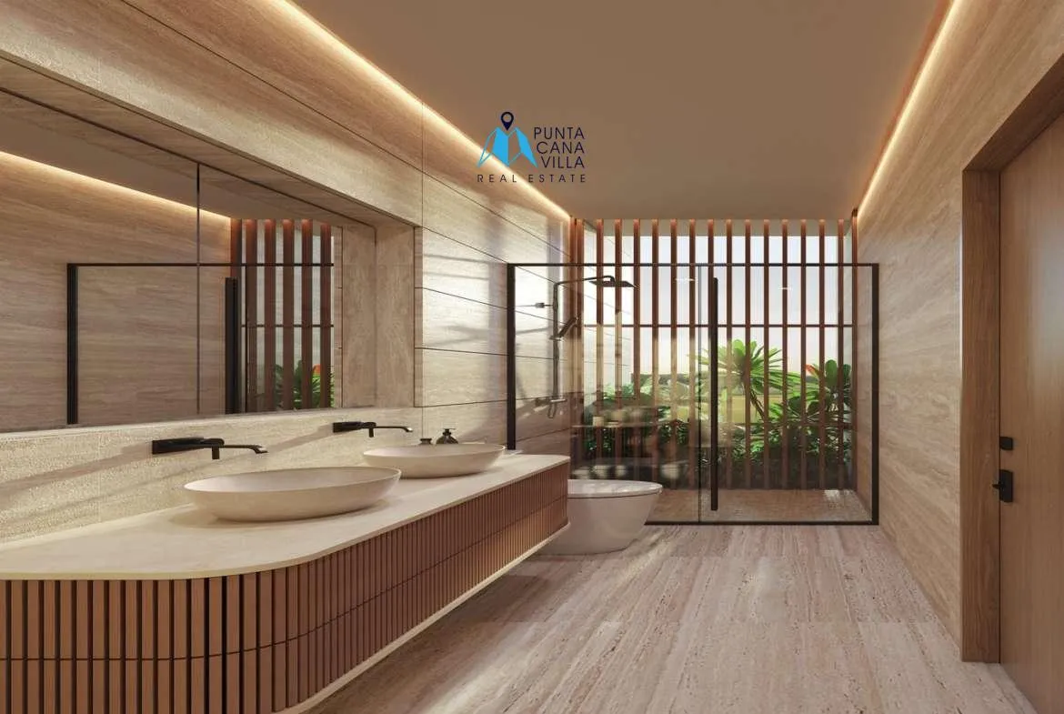 ID Two Bedroom Apartment for Sale in Cap Cana, Golf Las Iguanas with Jacuzzi and Garden ()