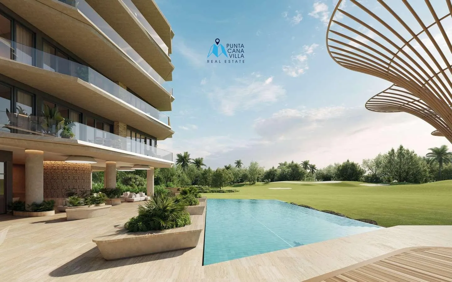 Cap Cana, Las Iguanas, golf, condo à vendre avec Jacuzzi et Jardin