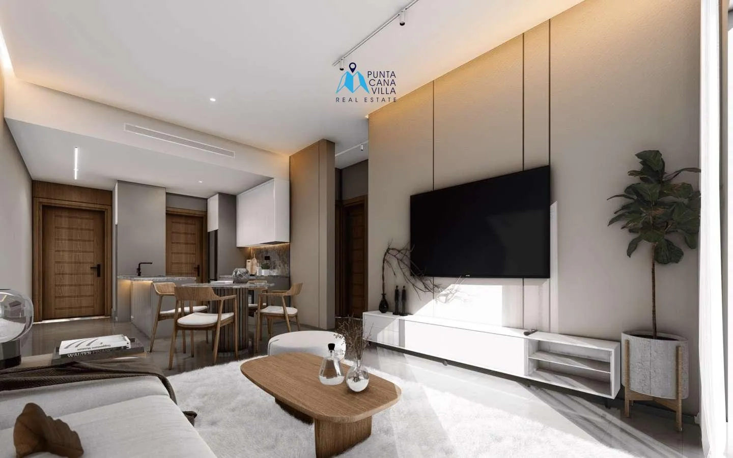 Cap Cana, Ciudad Las Canas, apartamento de dos habitaciones en venta