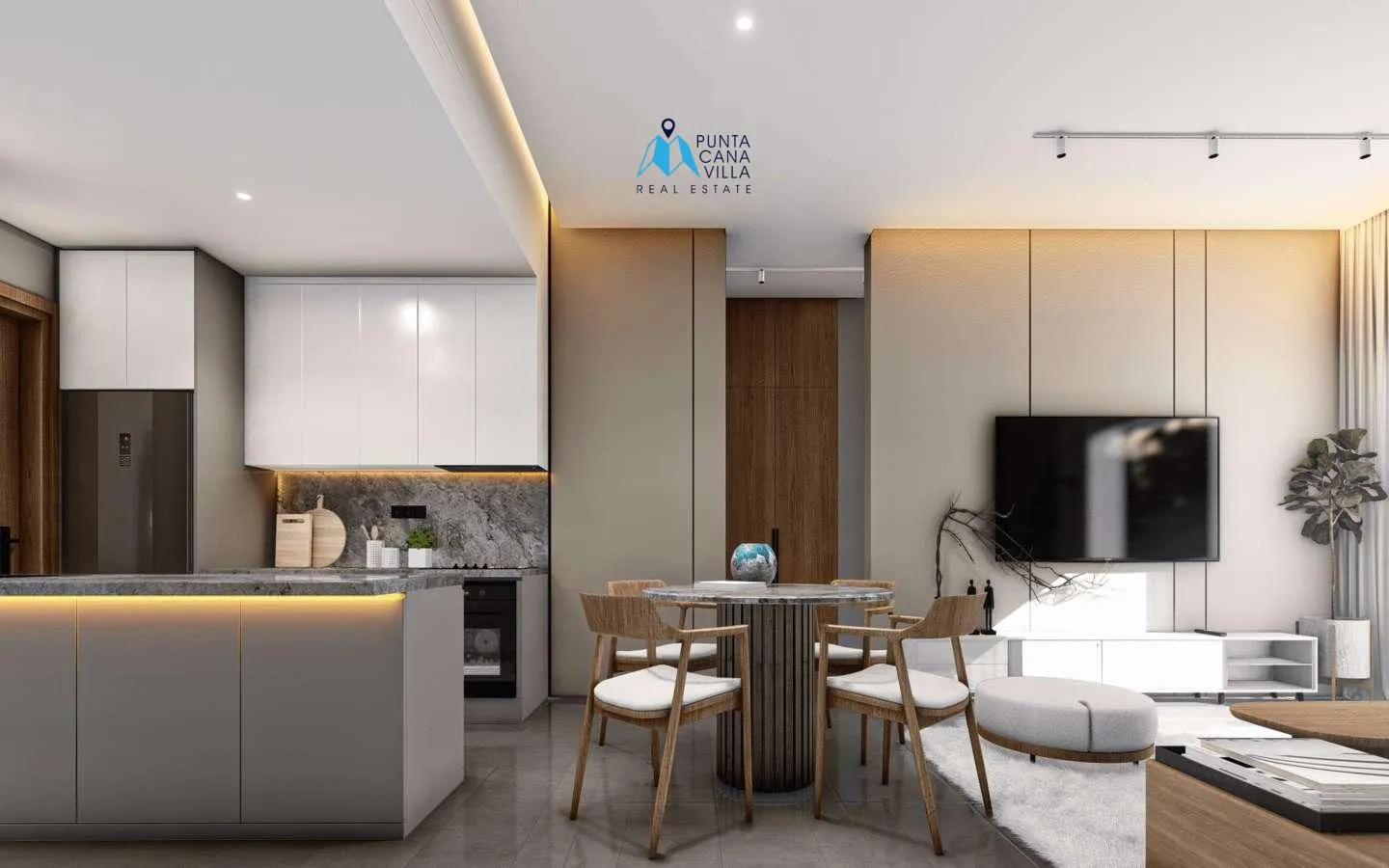 Cap Cana, Ciudad Las Canas, apartamento de dos habitaciones en venta
