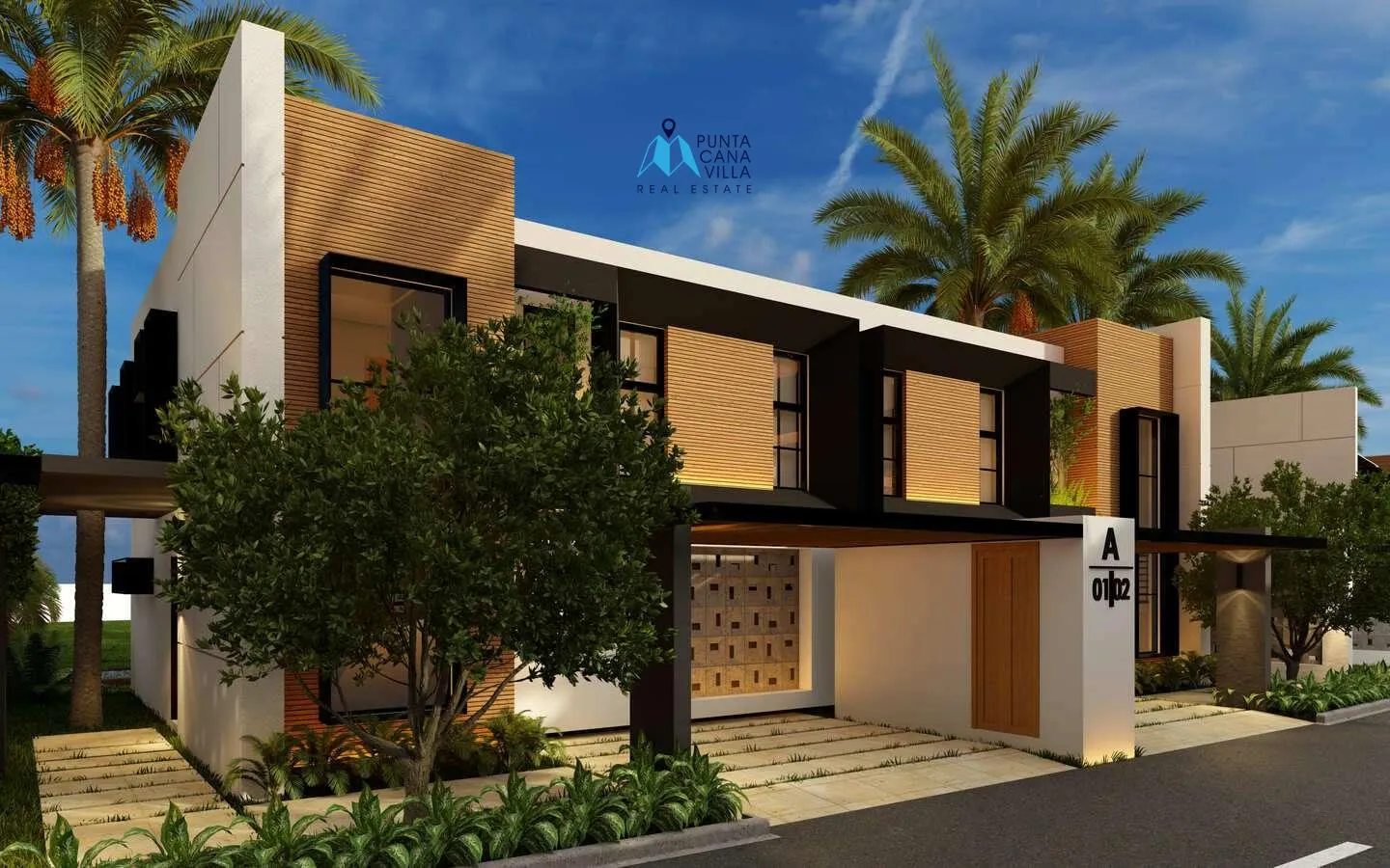 Cap Cana villas à vendre à Las Iguanas Golf Residences, Villa de trois chambres à coucher sur les rives orientales de la RD