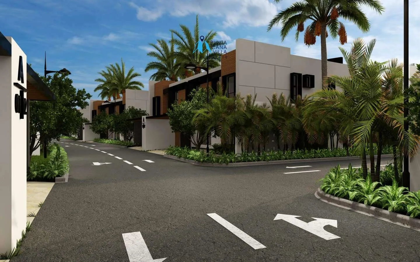 Cap Cana villas à vendre à Las Iguanas Golf Residences, Villa de trois chambres à coucher sur les rives orientales de la RD