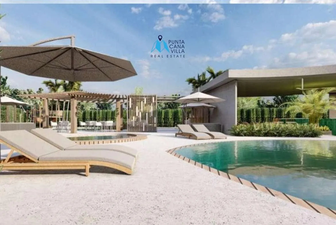 Id , Punta Cana villas for sale, Three Bedroom villa in Punta Cana with green areas ()