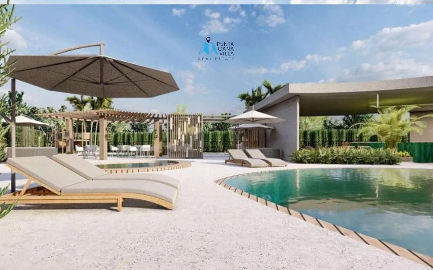 Alta Vista: Villa de tres dormitorios en venta en Punta Cana con zonas verdes