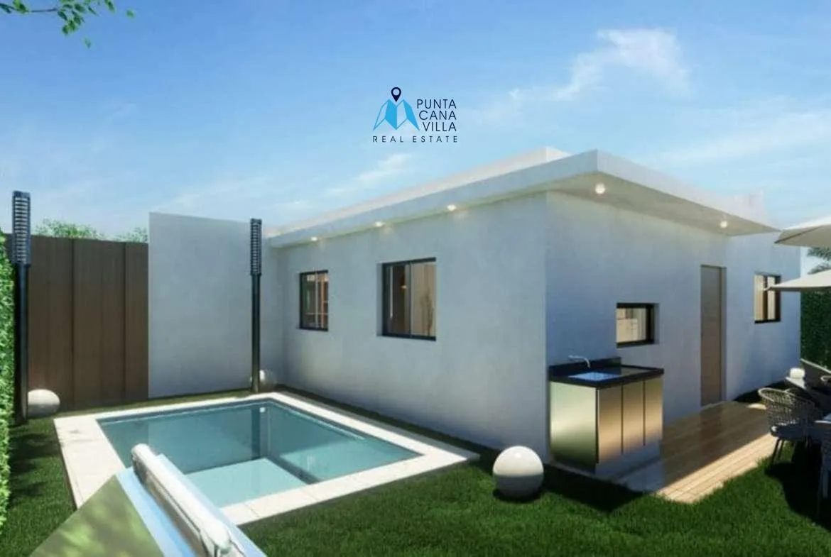 Id , Punta Cana villas for sale, Three Bedroom villa in Punta Cana with green areas ()