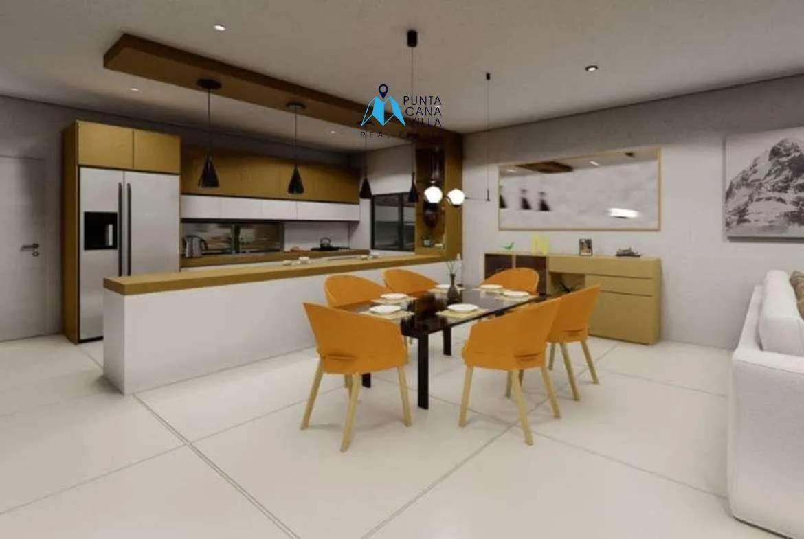 Id , Punta Cana villas for sale, Three Bedroom villa in Punta Cana with green areas ()