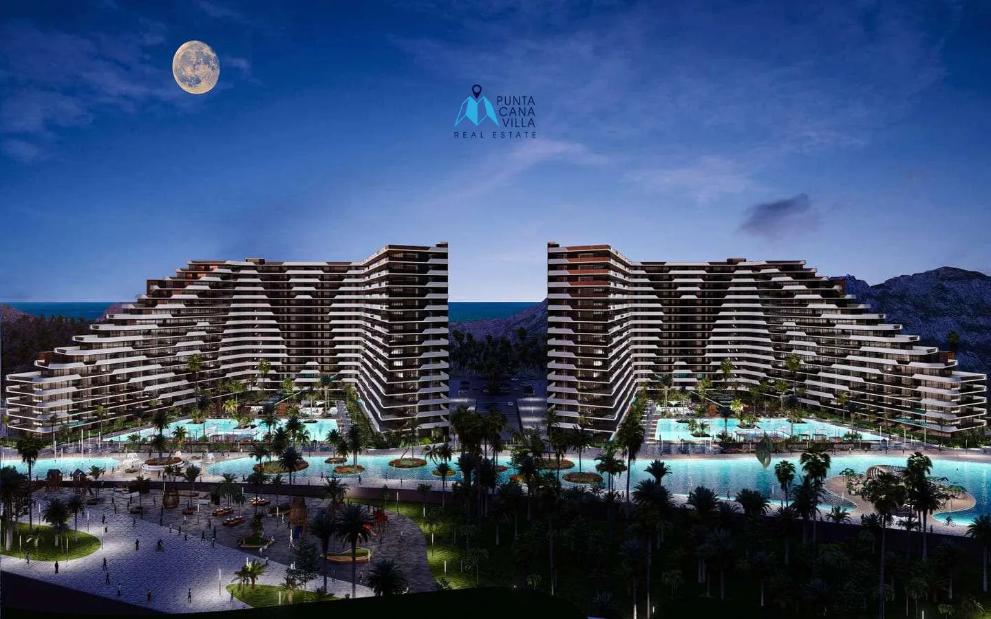 Ciudad Larimar, Punta Cana venta de apartamentos de tres habitaciones