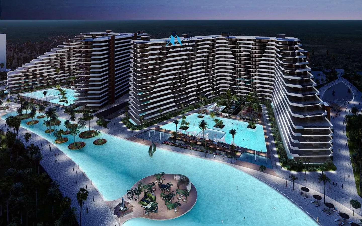 Ciudad Larimar, Punta Cana venta de apartamentos de tres habitaciones