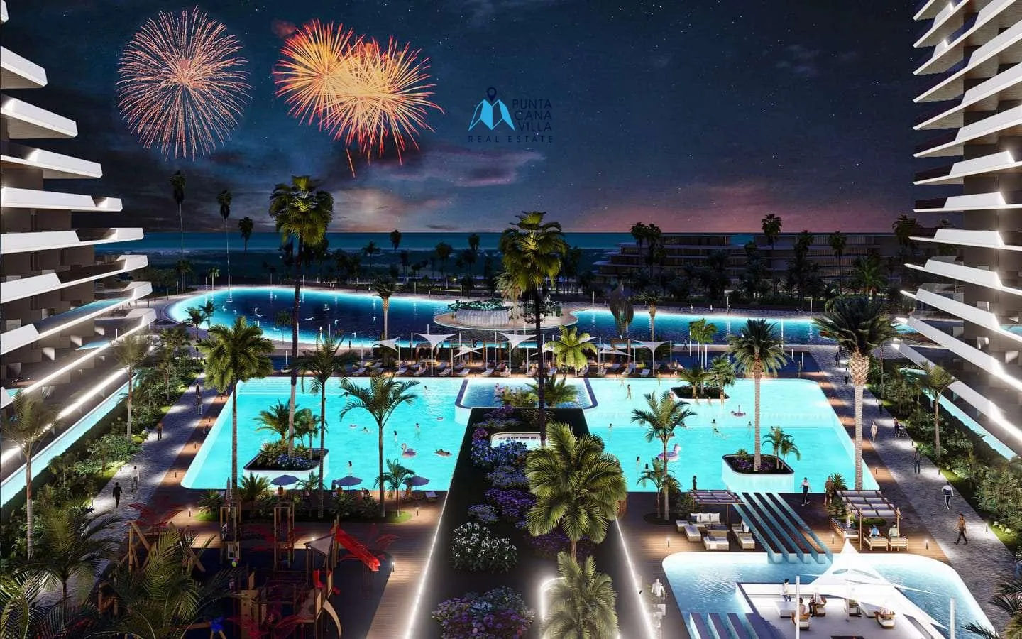 Ciudad Larimar, Punta Cana venta de apartamentos de tres habitaciones