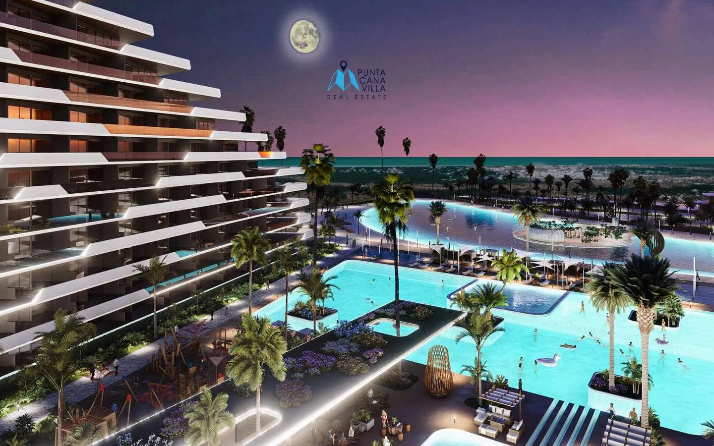 Ciudad Larimar, Punta Cana venta de apartamentos de tres habitaciones