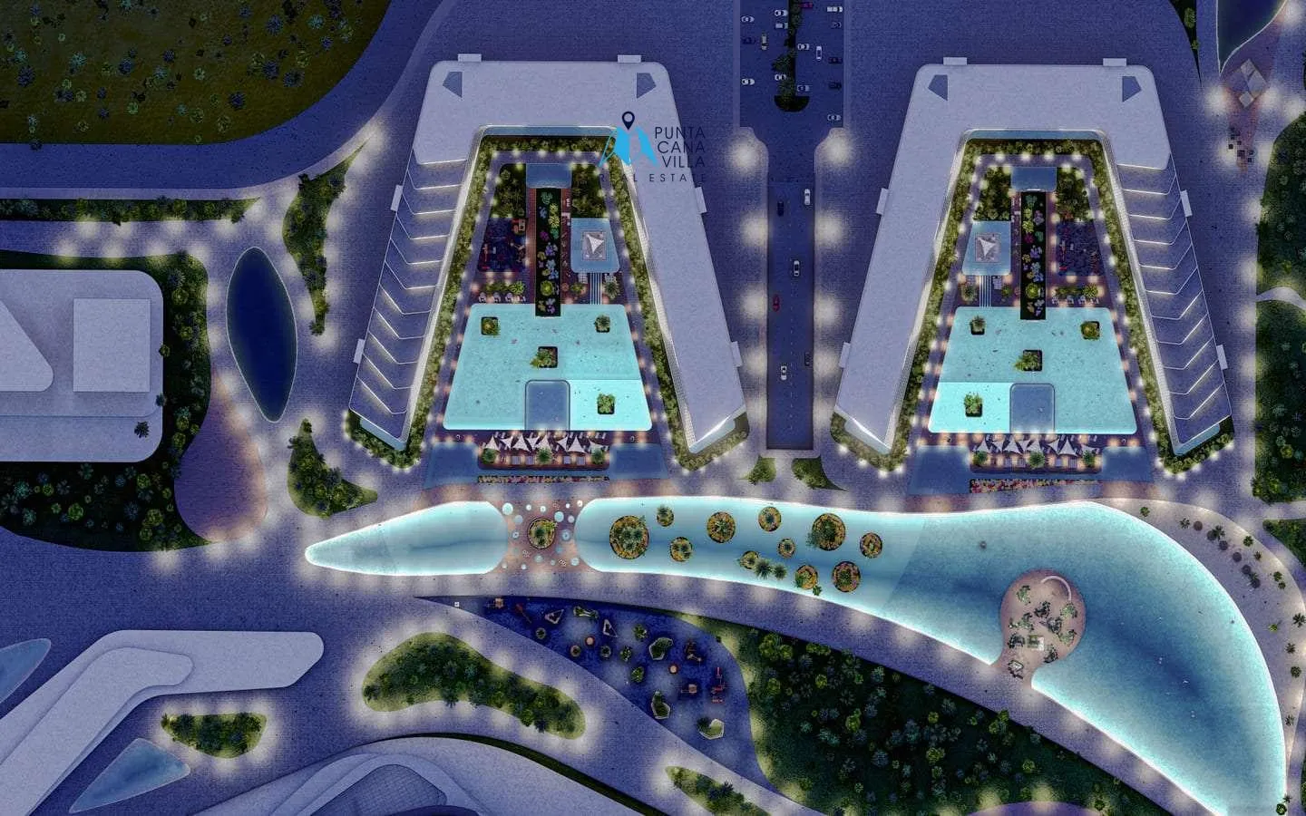 Ciudad Larimar, Punta Cana venta de apartamentos de tres habitaciones