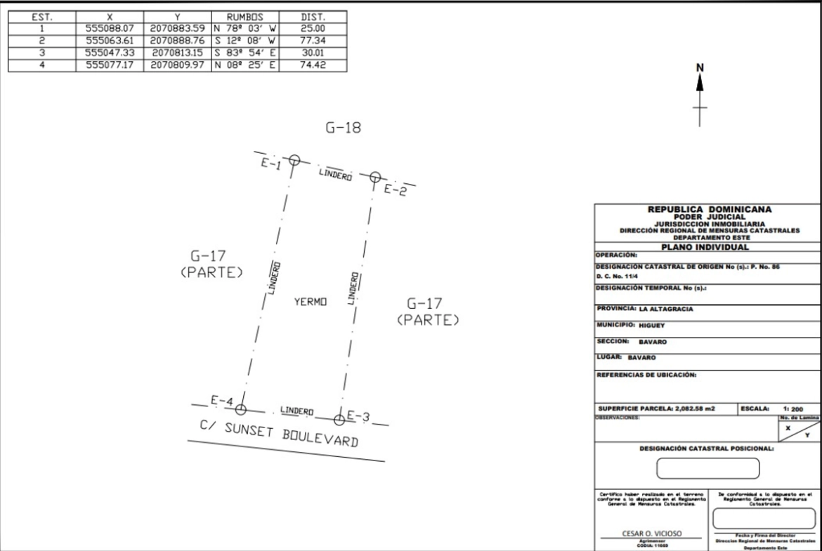 22.410 m2 Ft. land in beach gated community in Punta Cana