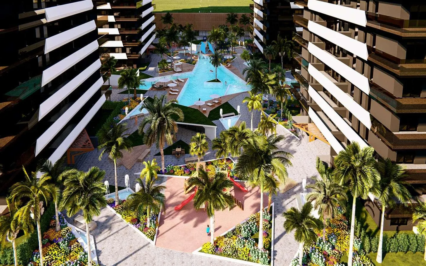 Larimar City, apartamentos de dos habitaciones en venta en Punta Cana