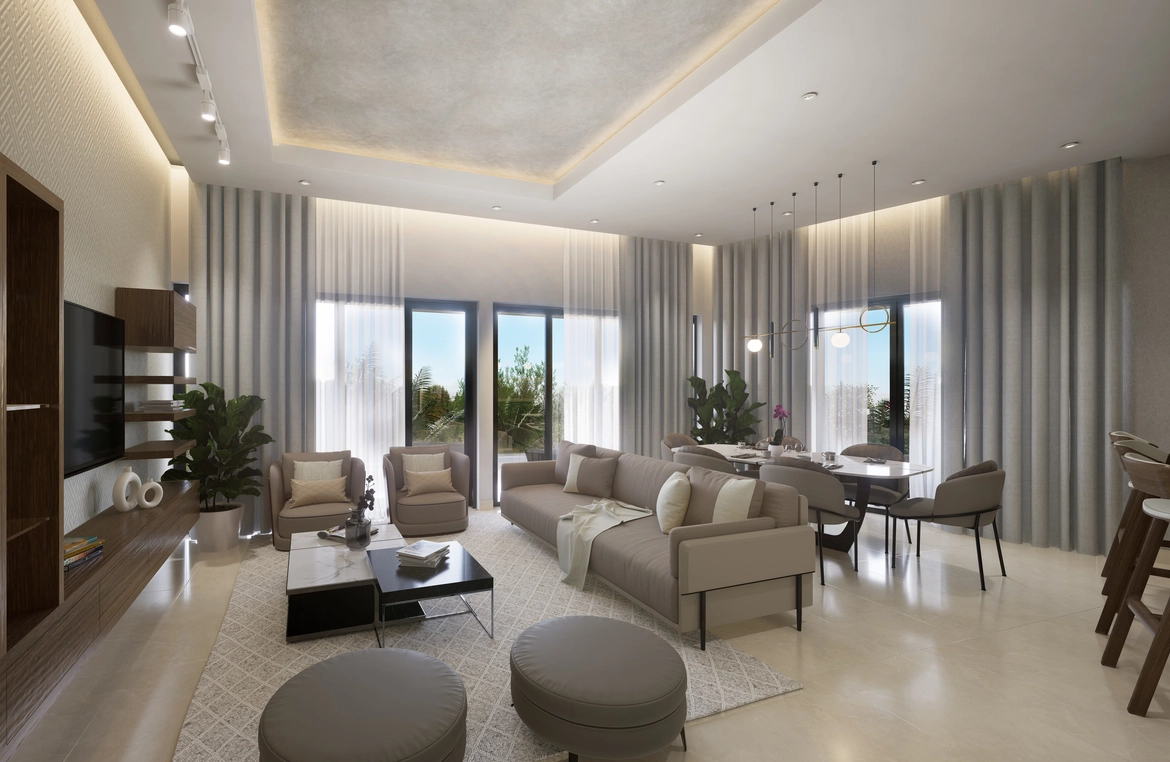 Circle Residences, Las Iguanas, Cap Cana, apartamento de dos habitaciones en venta en Circle Residences