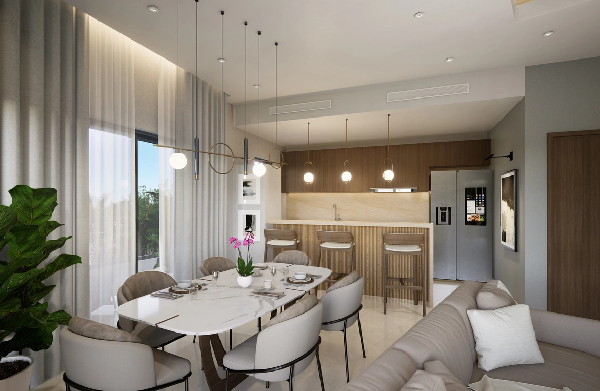 Circle Residences, Las Iguanas, Cap Cana, apartamento de dos habitaciones en venta en Circle Residences
