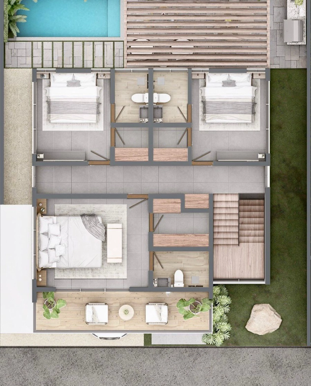 Sea Cliff Residences, Punta Cana, villa de tres habitaciones en venta
