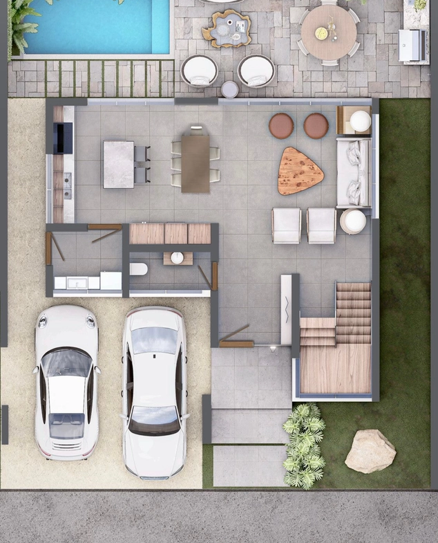 Sea Cliff Residences, Punta Cana, villa de tres habitaciones en venta