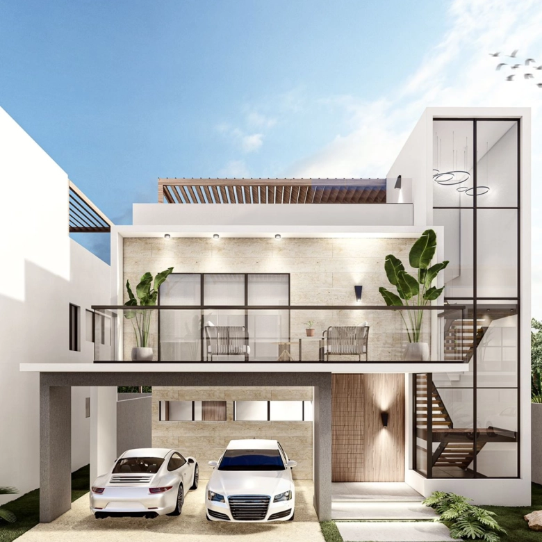 ID , Sea Cliff Residences, Punta Cana, villa de tres habitaciones en venta ()