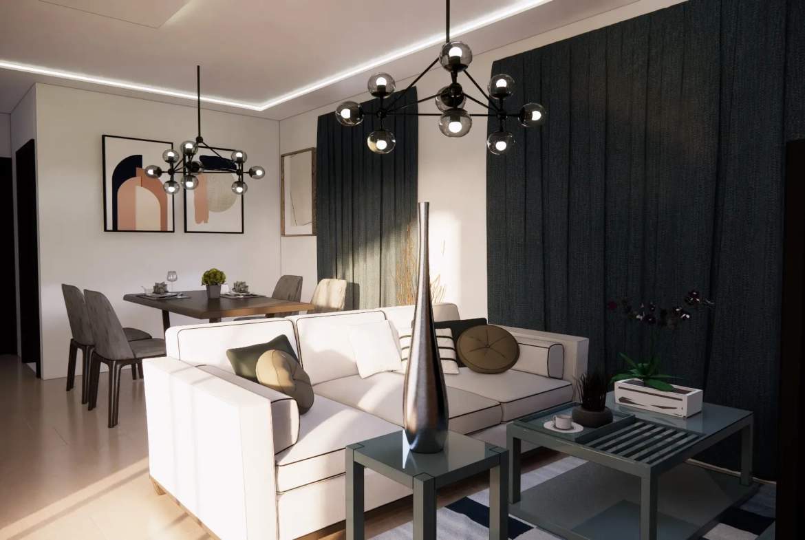 Se Vende Elegante Villa De Dos Habitaciones En Paraiso Del Rey, Punta Cana Con Zonas Verdes