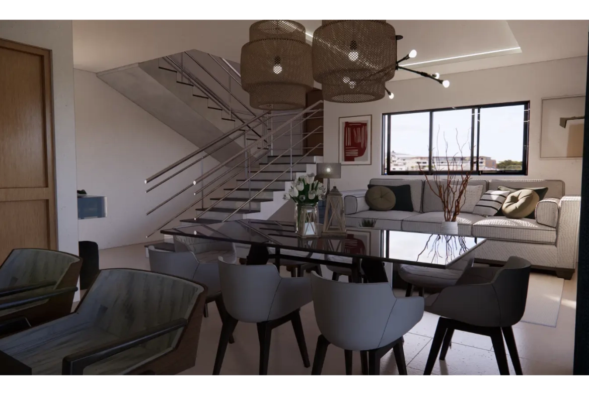 Paraiso Del Rey, Villa De Tres Habitaciones En Venta En Punta Cana Con Gazebo