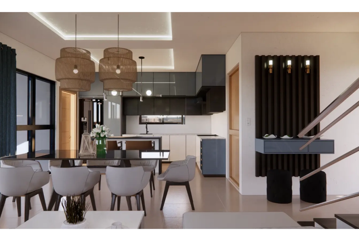 Paraiso Del Rey, Villa De Tres Habitaciones En Venta En Punta Cana Con Gazebo