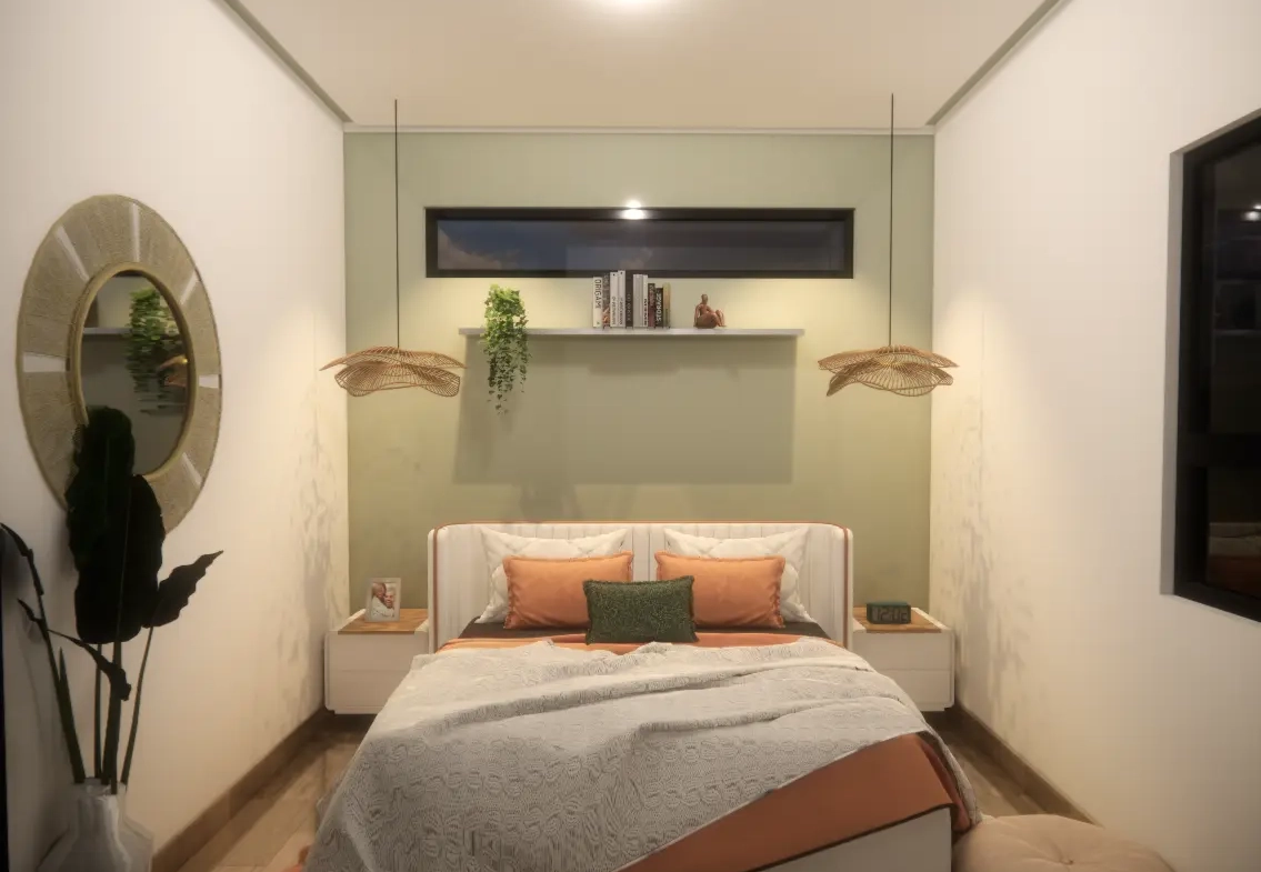 Punta Cana, apartamento de tres habitaciones en venta con vistas al parking