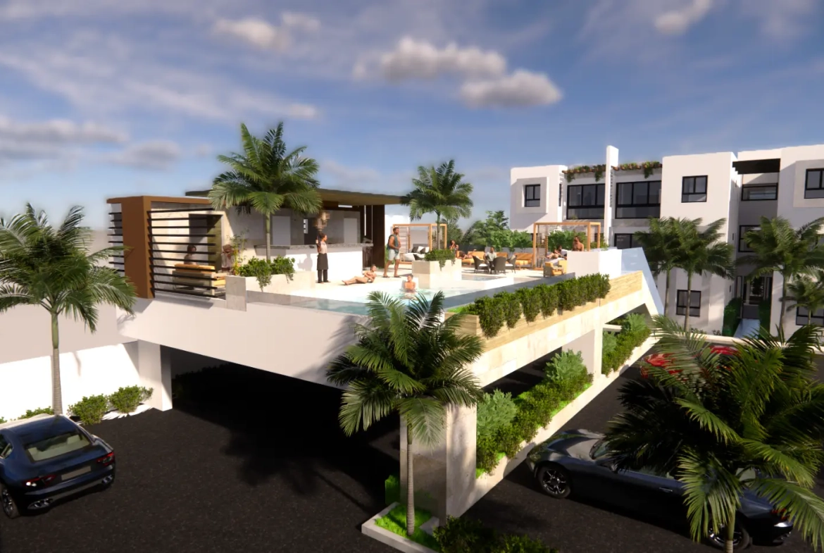 Novo Park Residences, Punta Cana, apartamento de dos habitaciones en venta en Punta Cana