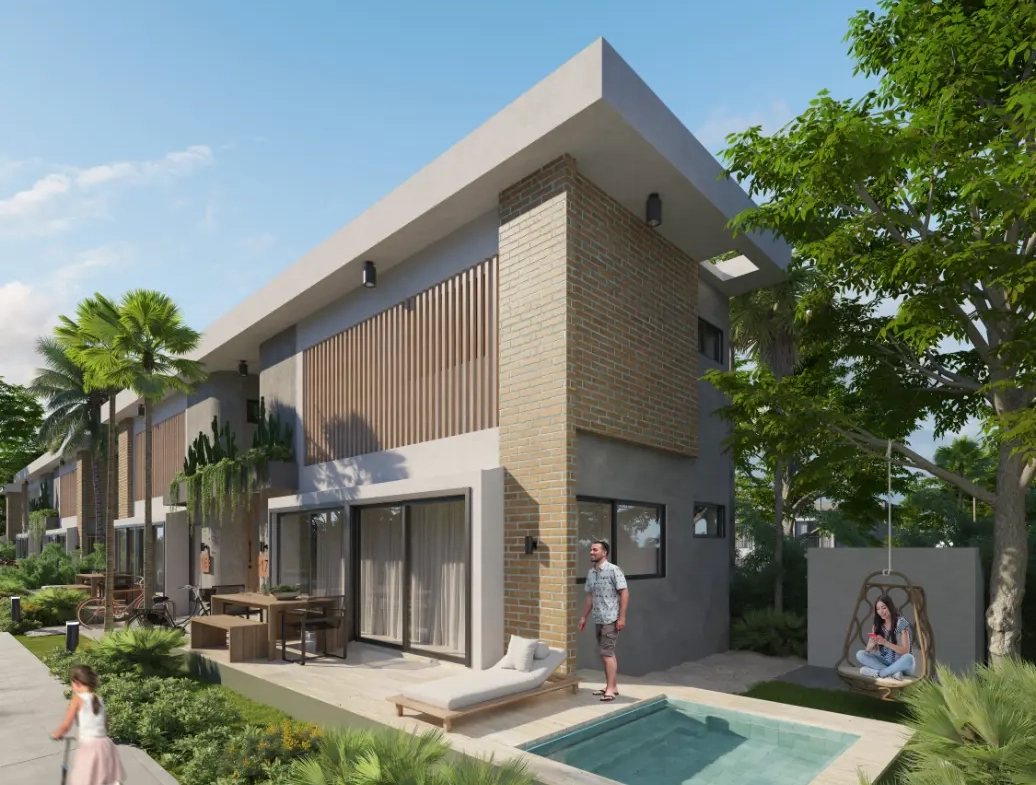 Vista Cana, Parque de Las Canas : Maison de ville de trois chambres à vendre au cœur de Vista Cana