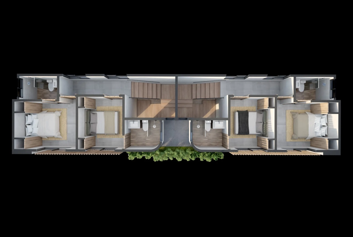 Vista Cana, Parque de Las Canas : Maison de ville de trois chambres à vendre au cœur de Vista Cana