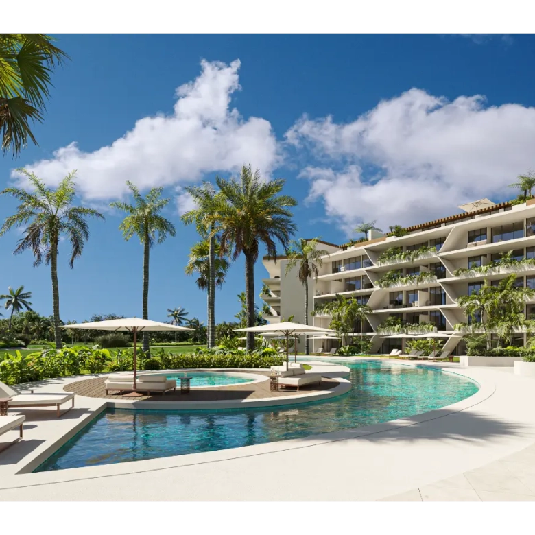ID , Cap Cana, Coral Lake Resort. Two Bedroom Penthouse For Sale with terrace ()