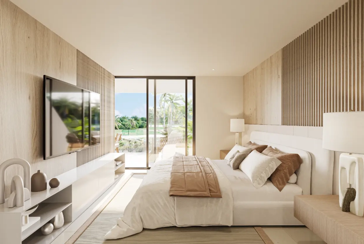 Coral Lake Resort, appartement d’une chambre à vendre à Punta Cana avec vue sur le lac