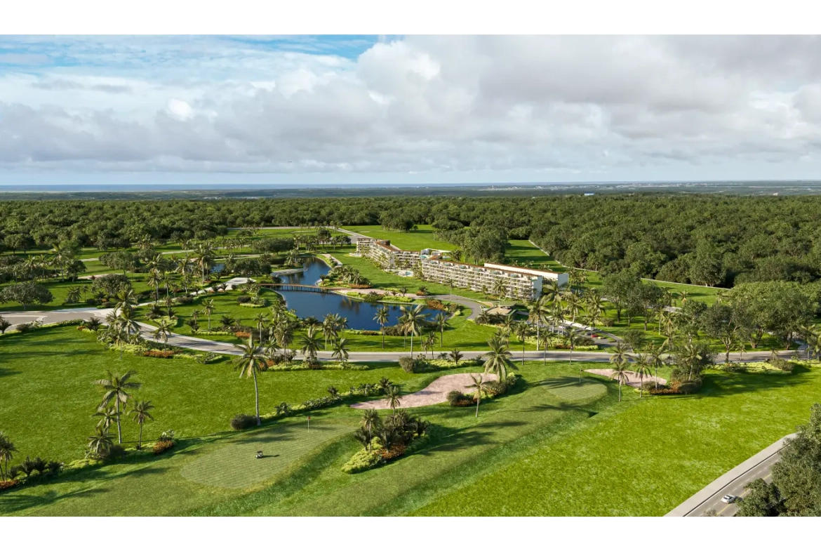 ID , Coral Lake Resort, Condo de deux chambres à vendre à Cap Cana avec terrasse ()