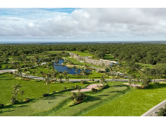 ID , Coral Lake Resort, Condo de deux chambres à vendre à Cap Cana avec terrasse ()