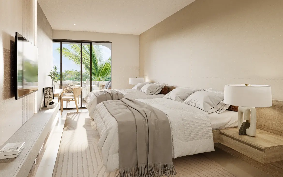 ID , Coral Lake Resort. Two Bedroom Penthouse For Sale In Punta Cana with terrace ()