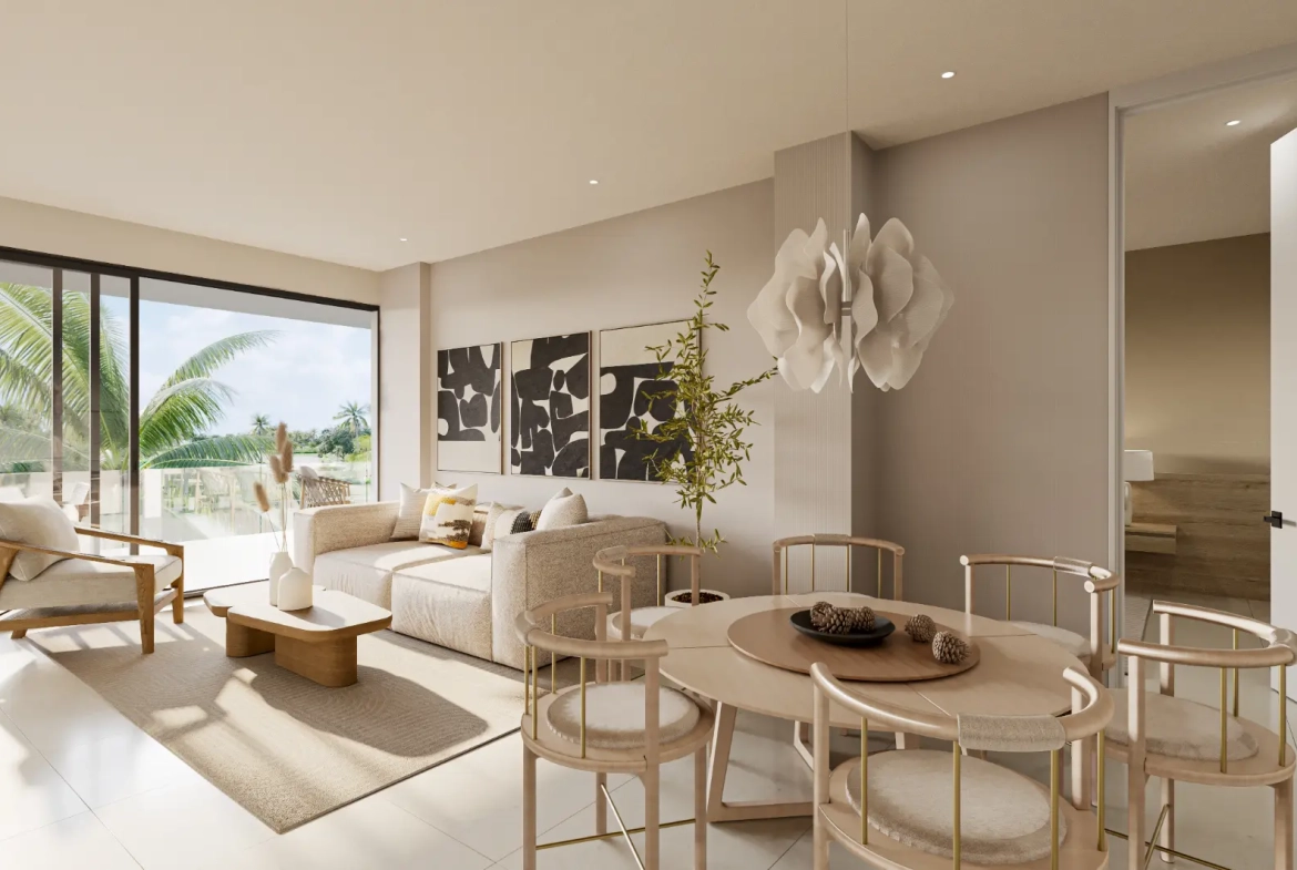 ID , Coral Lake Resort. Two Bedroom Penthouse For Sale In Punta Cana with terrace ()