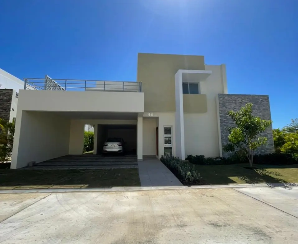 ID , San Juan Lakes. Maison de trois chambres à vendre à Punta Cana ()