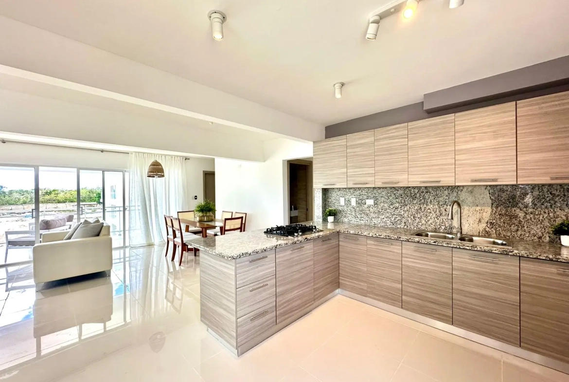 ID , Punta Hermosa Residence. Stylish two bedroom apartment available for purchase in Punta Cana ()