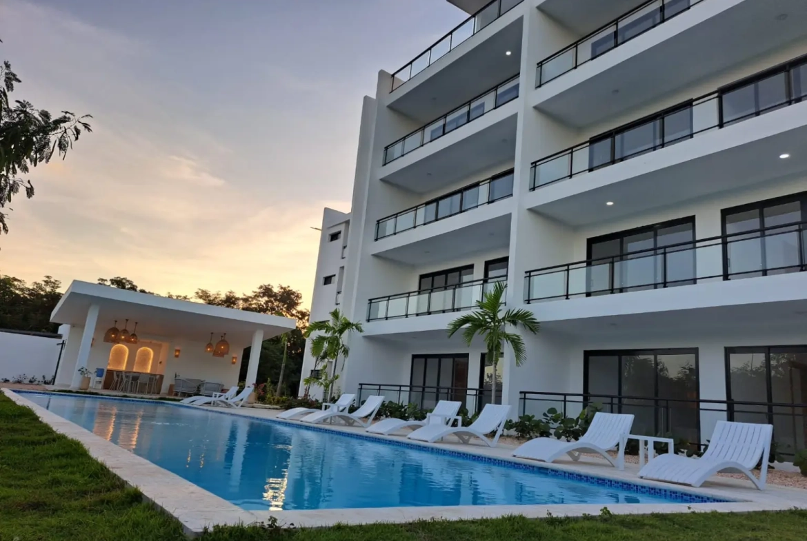 Penthouse de 3 habitaciones en venta en Cap Cana Palmeira Residences con vista a la terraza