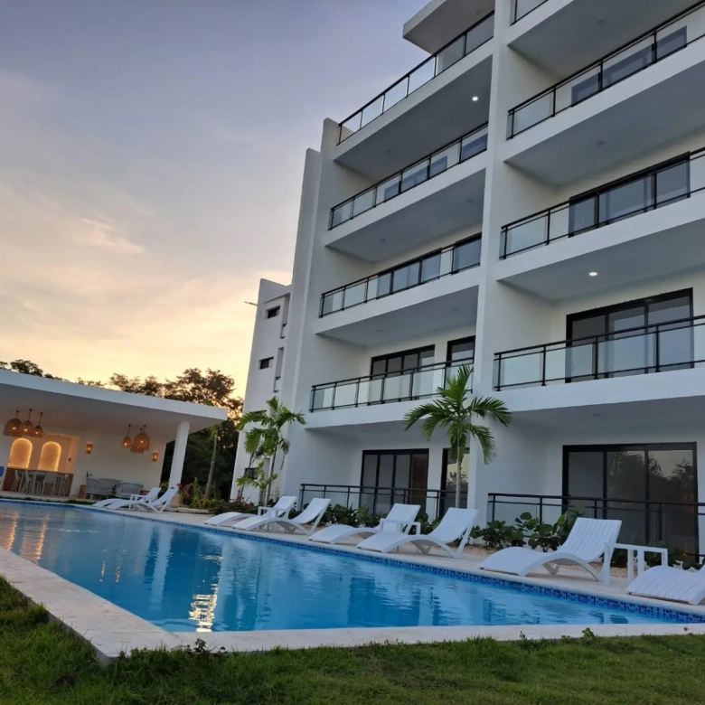 Penthouse de 3 habitaciones en venta en Cap Cana Palmeira Residences con vista a la terraza