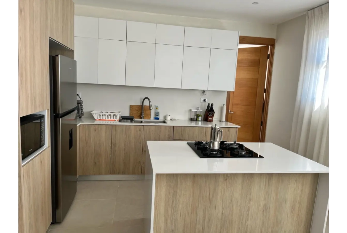 Residencias Palmeira: Apartamento de 2 dormitorios con vistas a la piscina en venta en Ciudad Las Canas, Cap Cana