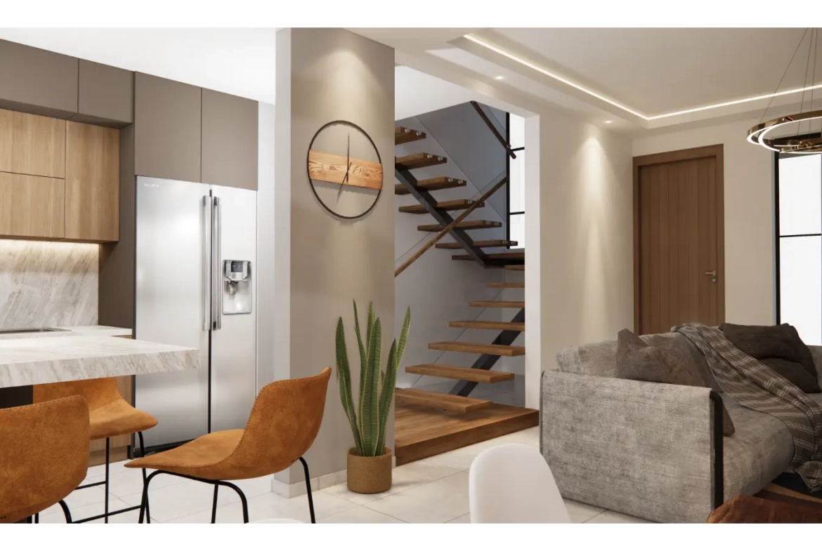 Valparaiso Residences, Casa duplex de tres habitaciones en venta en Bávaro, Punta Cana
