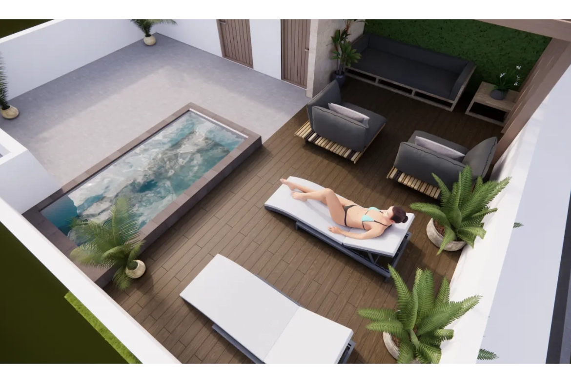 Valparaiso Residences, Casa duplex de tres habitaciones en venta en Bávaro, Punta Cana